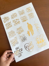Father’s sticker sheet